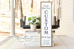 Create Your Own Custom Porch Sign, Custom Porch Sign, Custom Porch Sitter, Custom Welcome Porch Sign