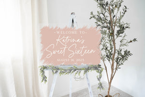 Welcome to Sweet Sixteen Party Sign