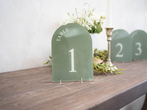 Arched Table Numbers, Wedding Table Numbers, Wedding Table Decor, Table Numbers, Arch Wedding Decor