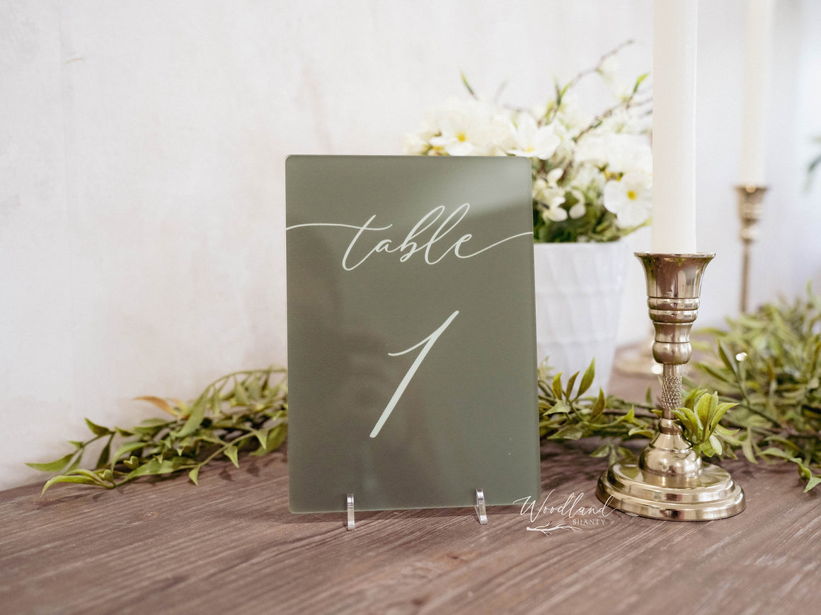 Elegant Table Numbers, Wedding Table Numbers, Wedding Table Decor, Table Numbers, Classic Rustic Wedding Decor