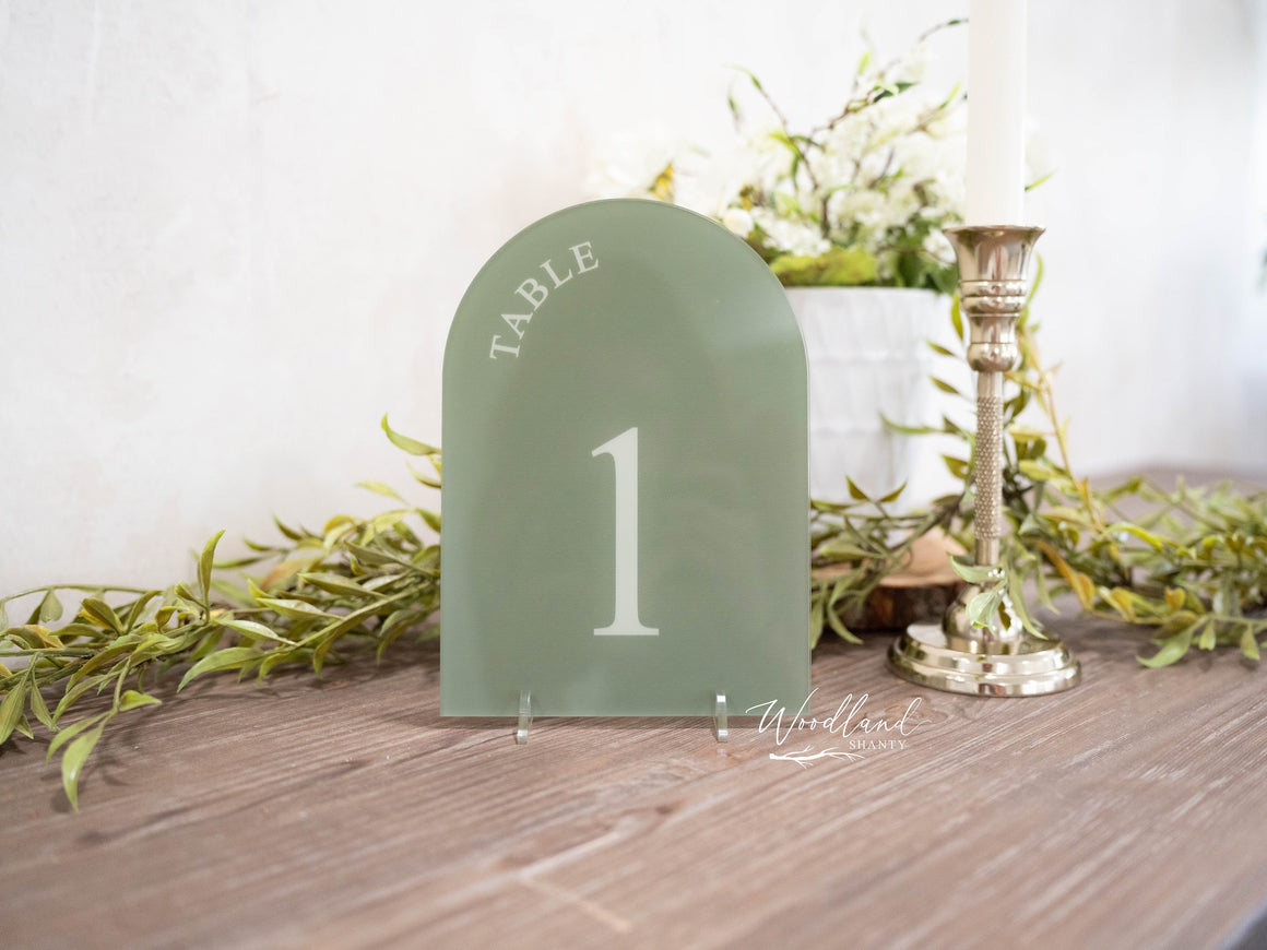 Arched Table Numbers, Wedding Table Numbers, Wedding Table Decor, Table Numbers, Arch Wedding Decor