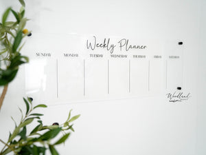 Acrylic Weekly Wall Planner Calendar