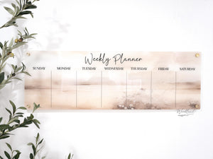 Acrylic Weekly Wall Planner Calendar