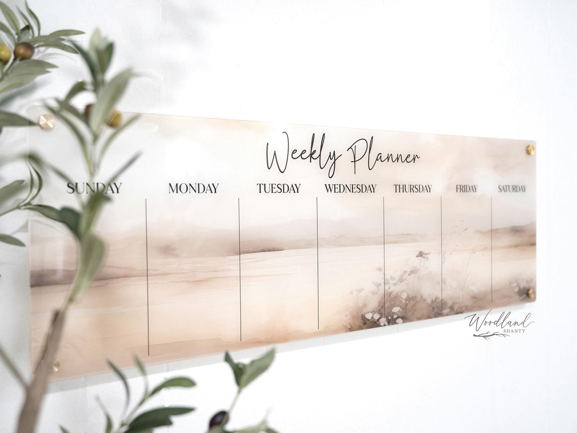 Acrylic Weekly Wall Planner Calendar