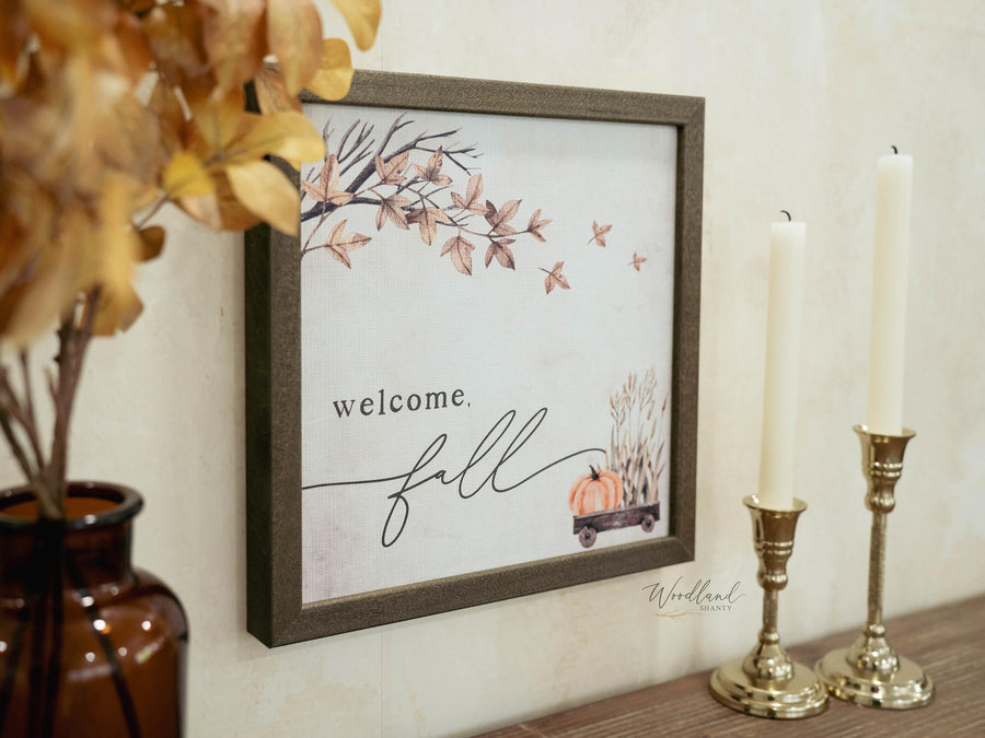 Welcome Fall Sign