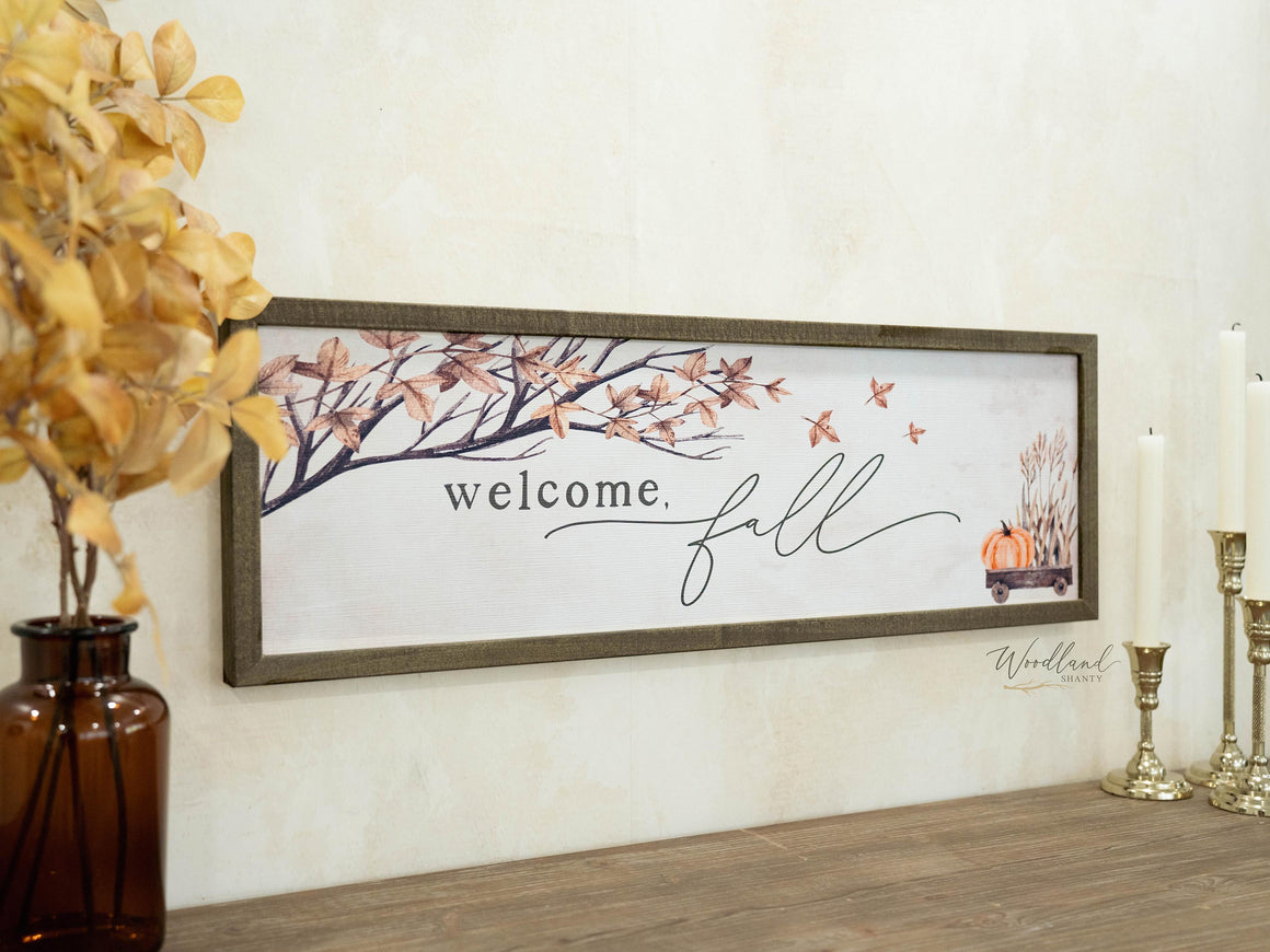 Welcome Fall Branch Sign