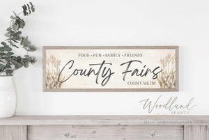 County Fair Sign