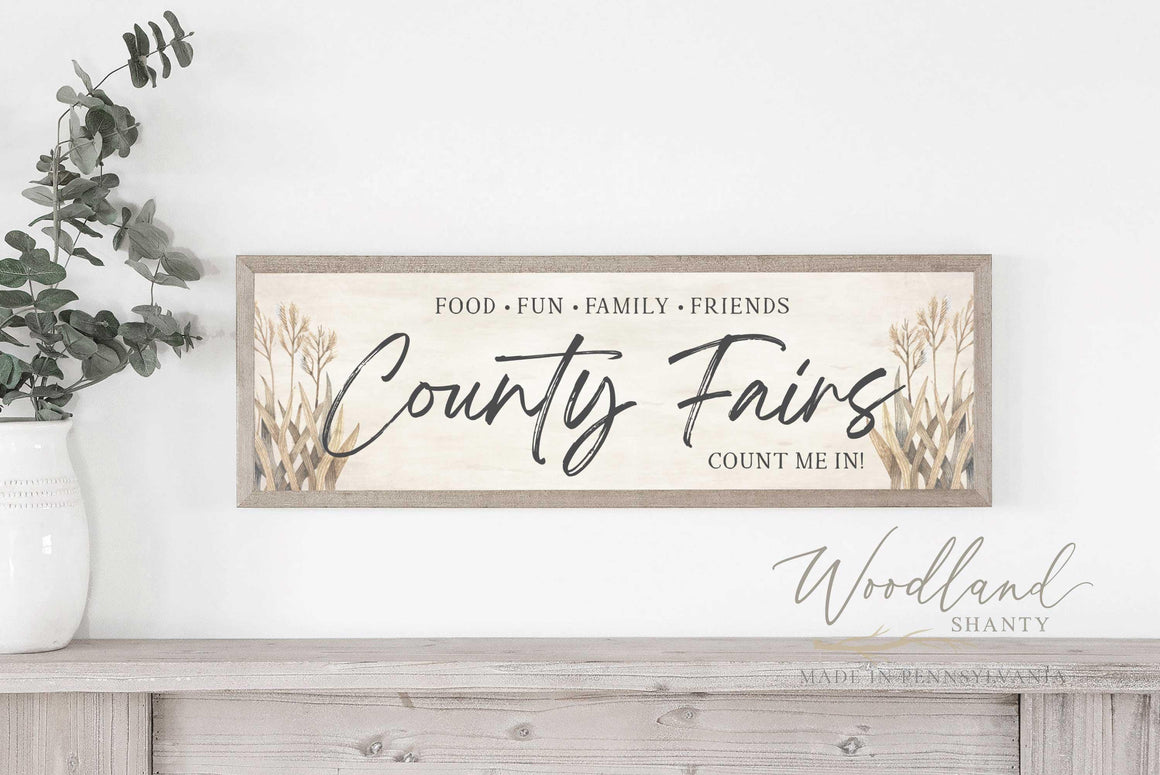 County Fair Sign