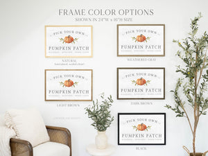 Pumpkin Patch Sign, Farmhouse Fall Sign, Farmhouse Pumpkins Sign, Pick Your Own Pumpkin Patch Sign, Fall Wall Decor, Fall Home Decor