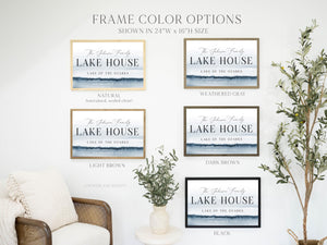 Lake House Decor, Personalized Lake House Sign, Custom Lake House Sign, Lake House Sign, Lake House Gift, Family Lake House Sign, Lake Life