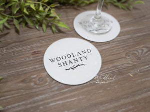 Custom Acrylic Coasters, Custom Business Name Logo Coasters, Bulk Custom Acrylic Round Coasters