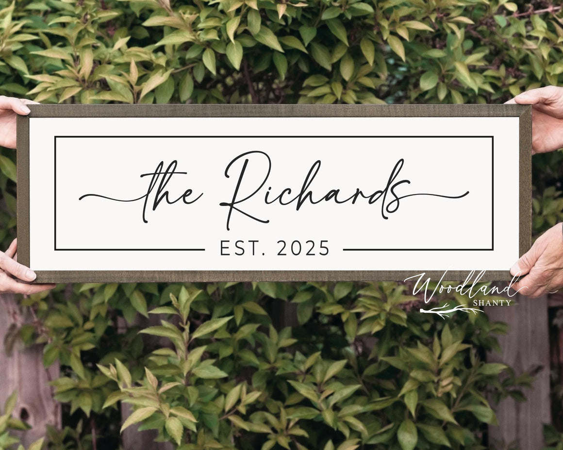 Personalized Last Name Sign