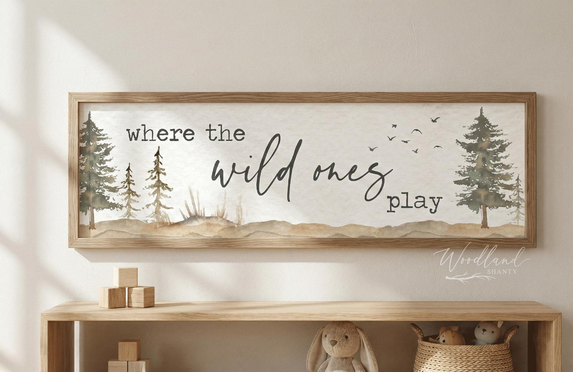 Where the Wild Ones Play, Playroom Sign