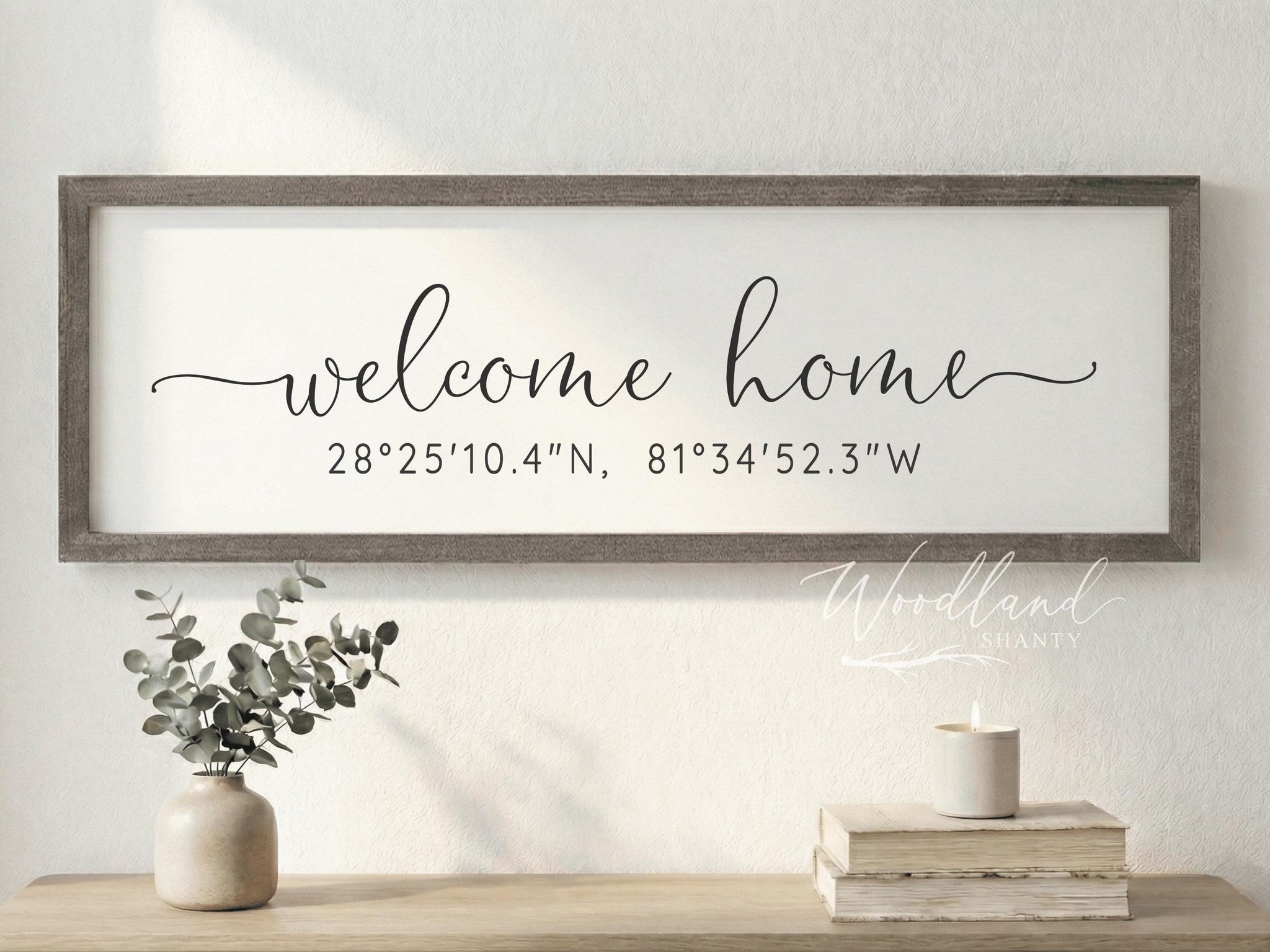 Realtor Gift | Welcome Home GPS Sign | Welcome Home Coordinates Sign | Housewarming Gift | Entryway Decor
