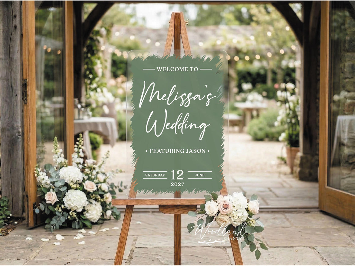 Welcome to the Brides Wedding Featuring the Groom Sign