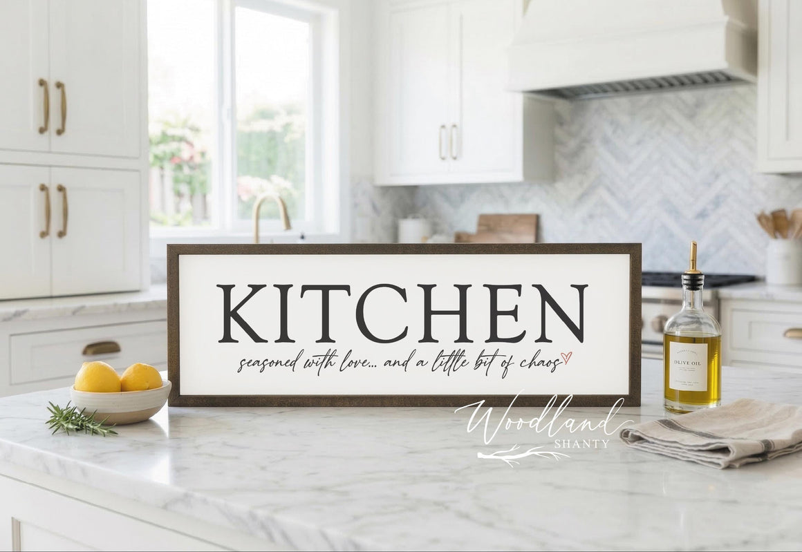 Framed Kitchen Sign