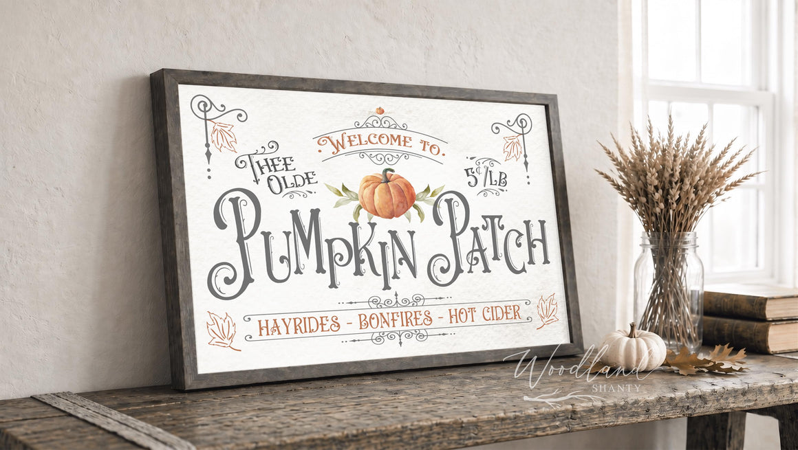 Fall Pumpkin Patch Sign