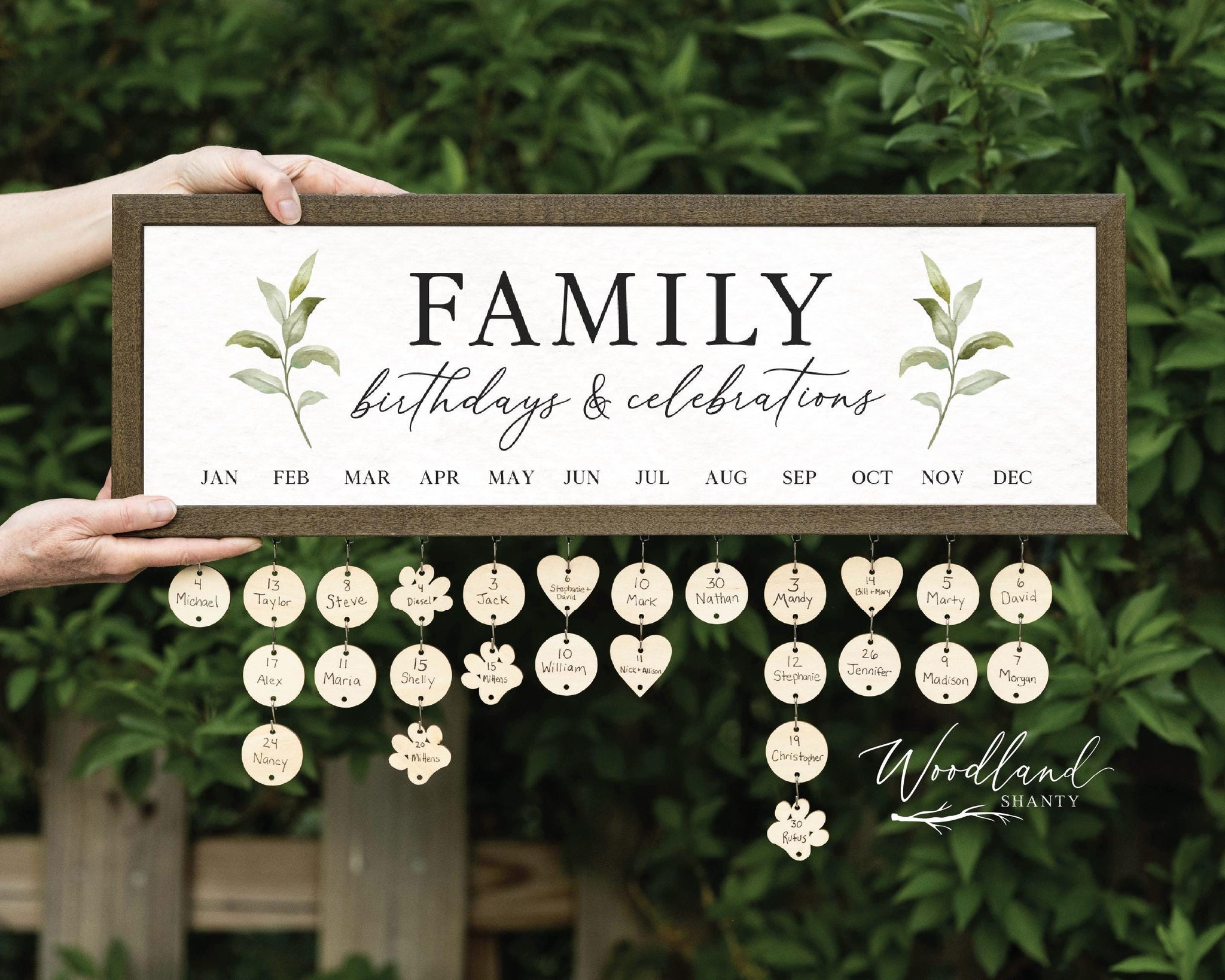 Perpetual Birthday Calendar