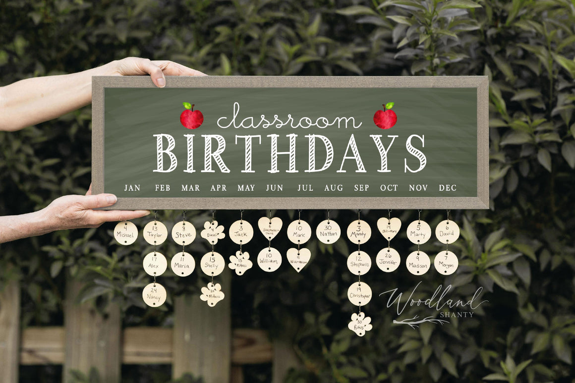 Classroom Birthdays Board