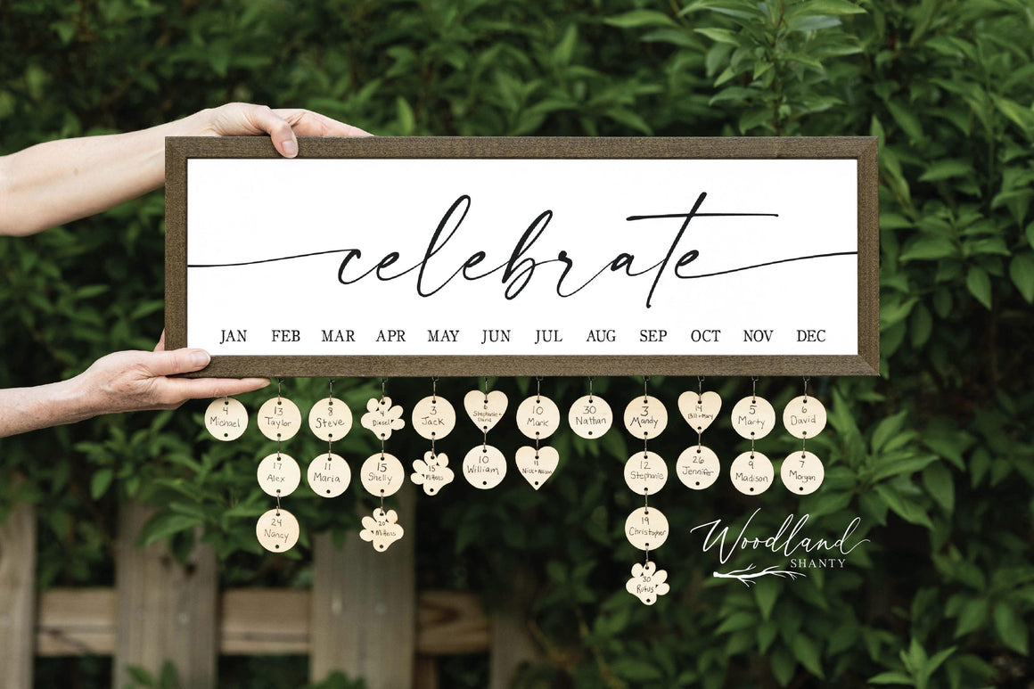 Celebrate Birthday Calendar