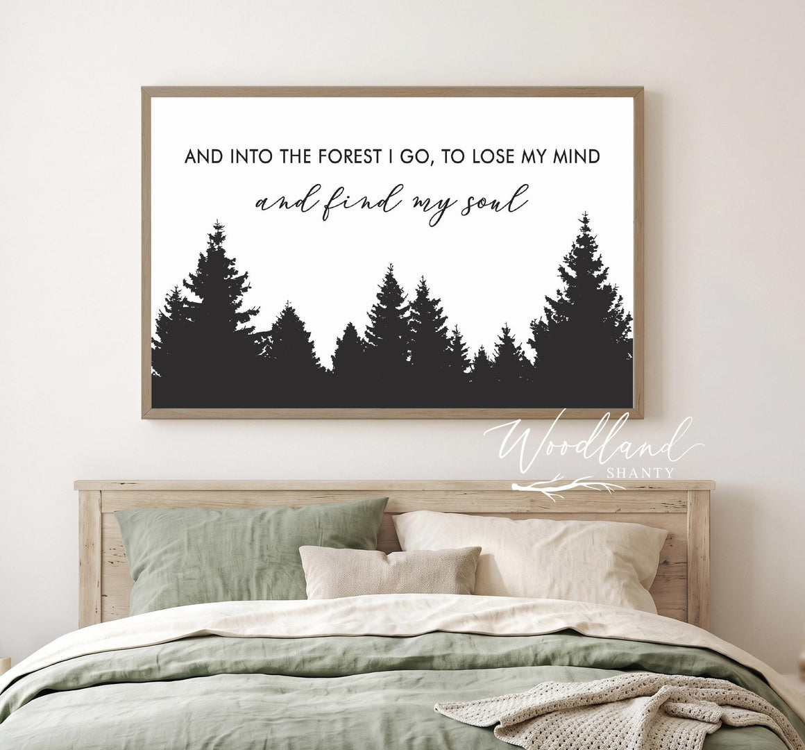 Into The Forest I Go To Lose My Mind And Find My Soul Sign | Adventure Sign | Woodsy Decor