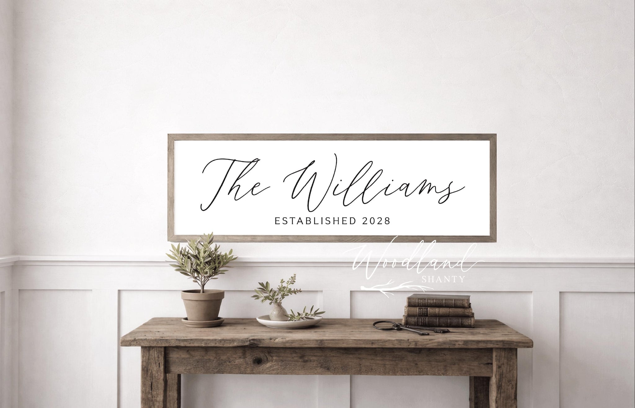 Personalized Last Name Sign, Established Date Sign, Custom Wedding Gift, Bridal Shower Gift, Housewarming Gift