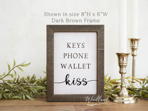 Keys Phone Wallet Kiss Mini Sign