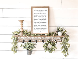 The Velveteen Rabbit Quote Sign | Farmhouse Decor | Wedding Decor | Farmhouse Wall Decor | Wedding Signs | Farmhouse Wedding | Wall Decor