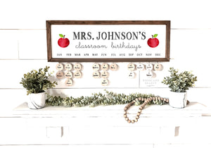 Classroom Birthdays Board