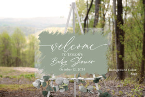 Welcome Baby Shower Sign